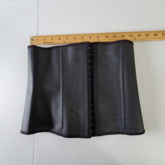 Yianna Women's Corset Waist Trainer Size Large Underbust Body Shaper Black - Picture 7 of 14
